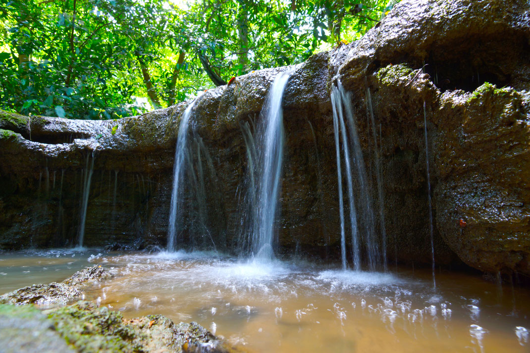 Gehen Sie nur 300 Meter vom Büro des Nationalparks und Sie werden den Than Bok Khorani-Wasserfall in seiner ganzen Pracht vorfinden.