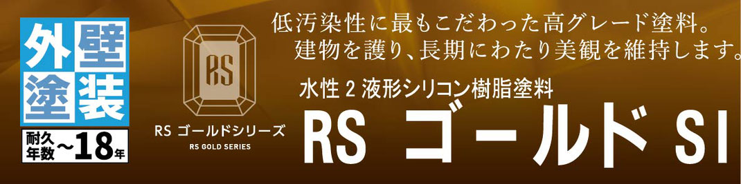 関西ペイント　RSシルバーグロスSI　外壁塗装　ラジカルシリコン塗料　坂本塗装　名古屋営業所　稲沢市