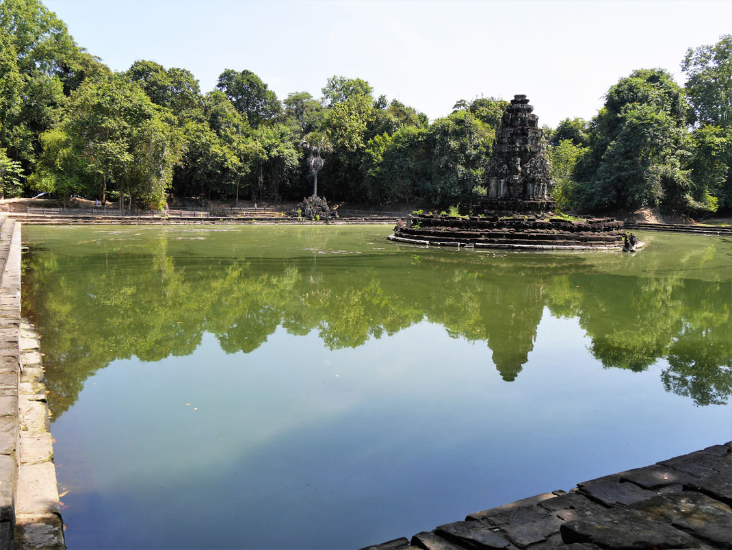 Alles hier ist von Wasser umrahmt, Neak Pean, Kambodscha (Foto Jörg Schwarz)