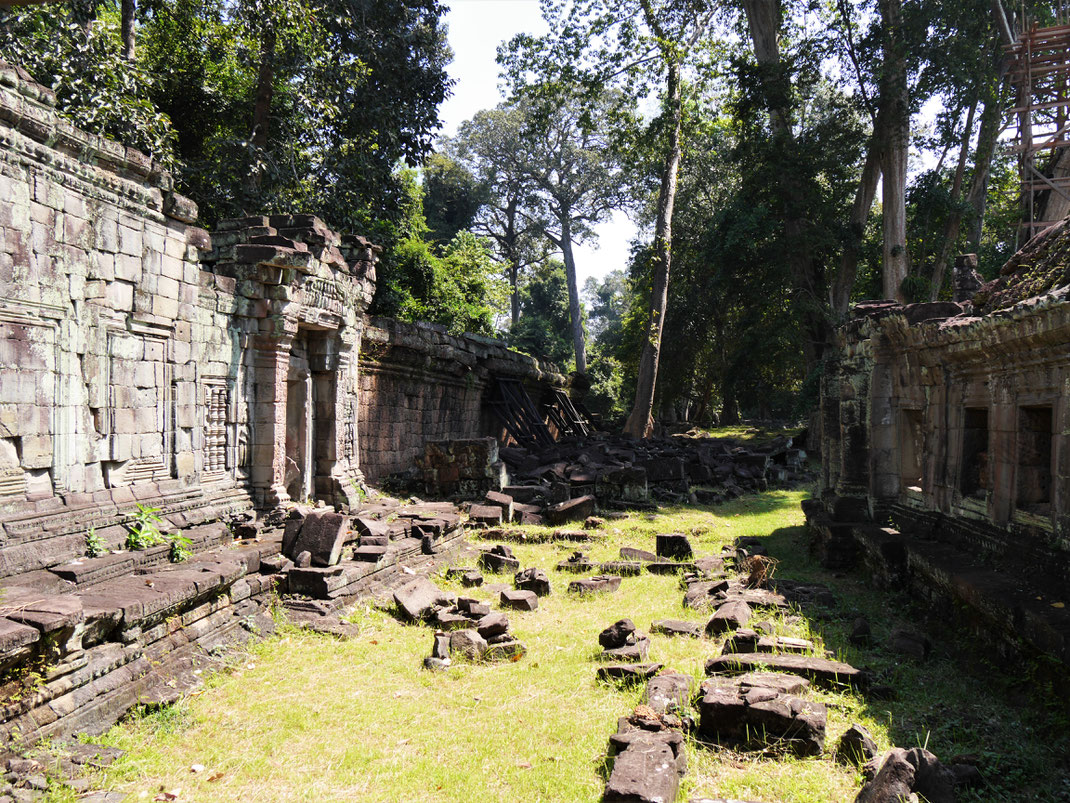 Die Atmosphäre in diesem Tempel ist einzigartig - wie gerade frisch entdeckt... Preah Khan, Kambodscha (Foto Jörg Schwarz)