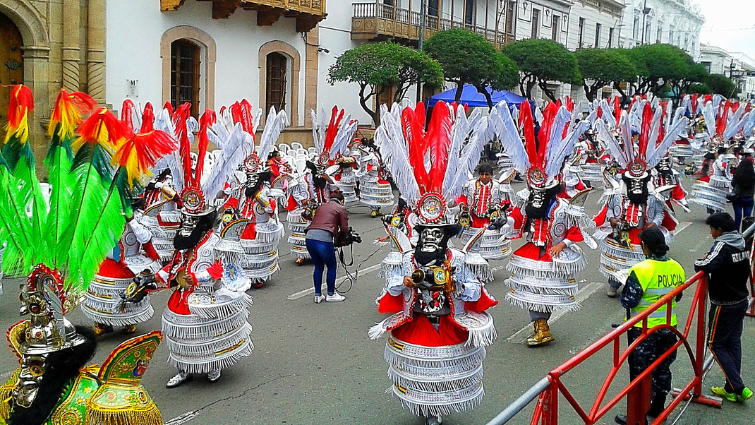 Fabelhafte Wesen und Masken zum Fürchten, Sucre, Bolivien (Foto Jörg Schwarz)