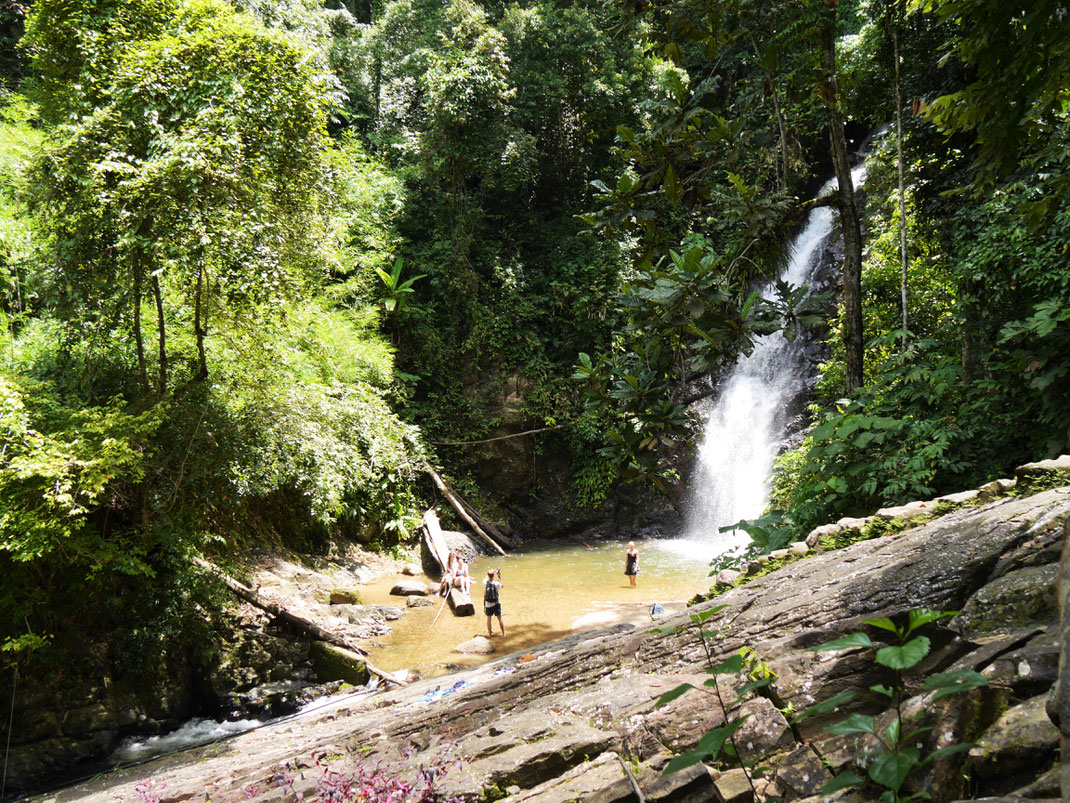 Atemberaubendes Dschungelfeeling am Durian Wasserfall, Langkawi, Malaysia (Foto Jörg Schwarz)