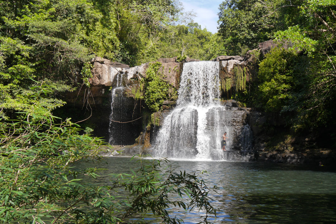 Es gibt auf Koh Kood auch fantastische Wasserfälle... Koh Kood, Thailand (Foto Jörg Schwarz)