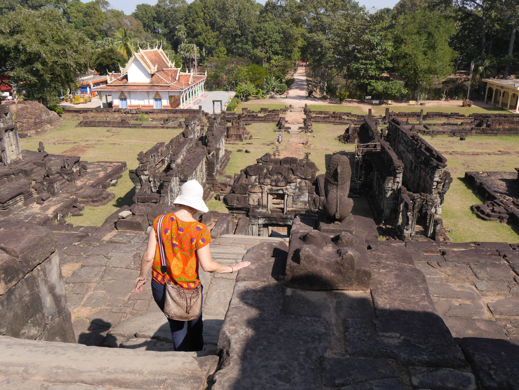 Dieser Tempel bietet viele schöne Weitblicke... Bakong, Kambodscha (Foto Jörg Schwarz)