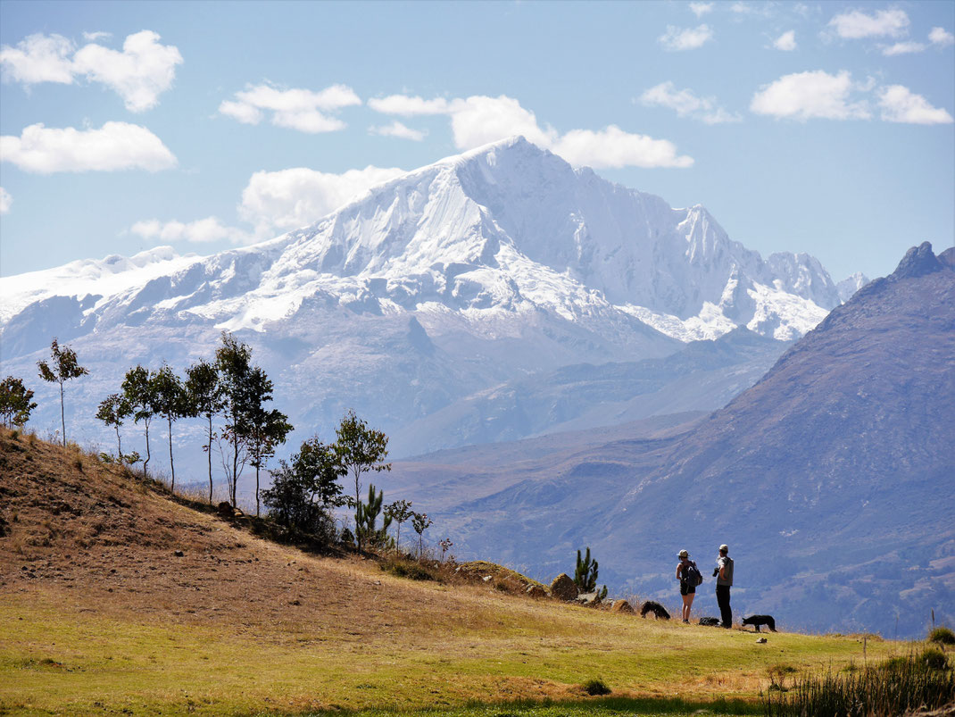 Nirgendwo sieht man die Cordillera Blanca besser, als von hier! Huaraz, Peru (Foto Jörg Schwarz)