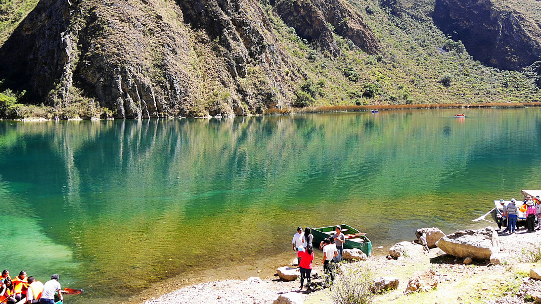 Die Laguna Piquecocha - nur eine Sehenswürdigkeit im Yauyos Cochas-Tal, Peru (Foto Jörg Schwarz)