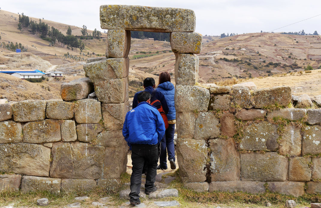 Letzte Reste eines Tempels der Inka, Uchkus Incañan, Peru (Foto Jörg Schwarz)