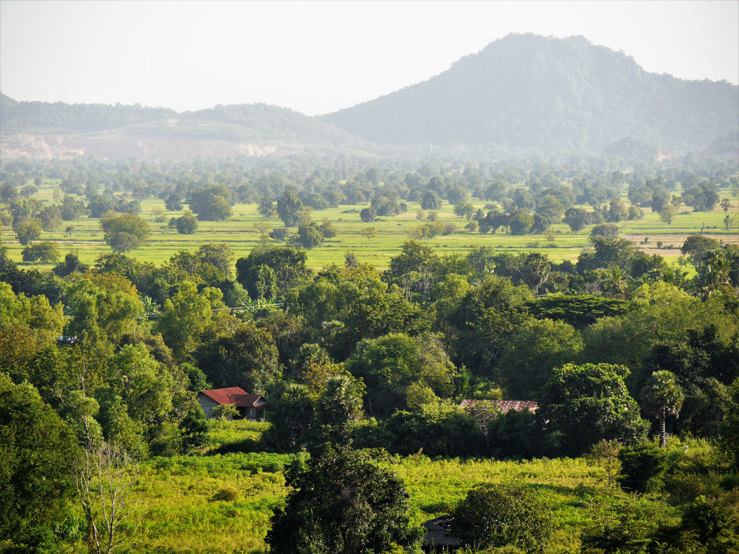 Die Landschaft bei Battambang, Kambodscha (Foto Jörg Schwarz)