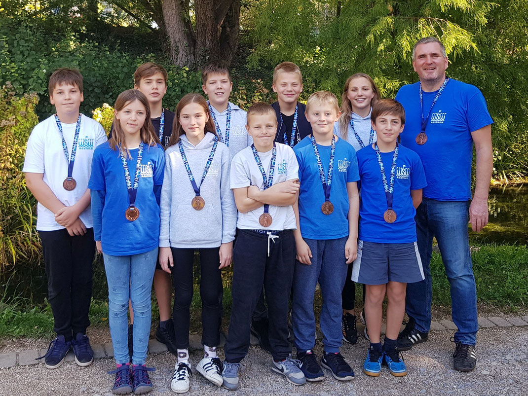 Unsere U12 nach dem Finalturnier um den Deutschen Pokal 2020 in Stuttgart