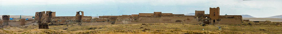 Panoramic view of Ani, former capital of Armenia