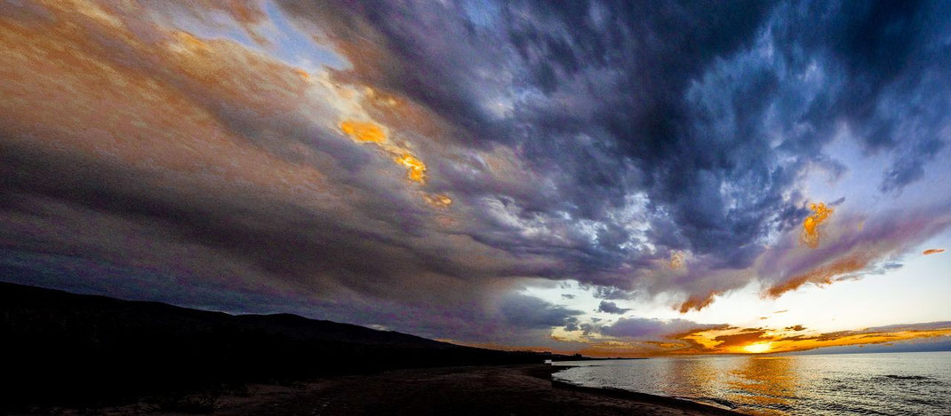 Issyk-Kul (or Yssykköl) lake, Kyrgyzstan.   