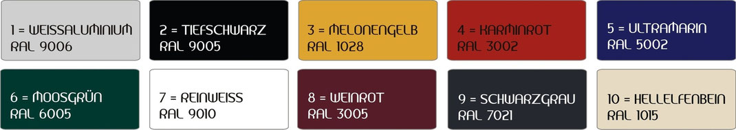 Wunschfarben für deine Möbel aus Ölfässern nach Wahl