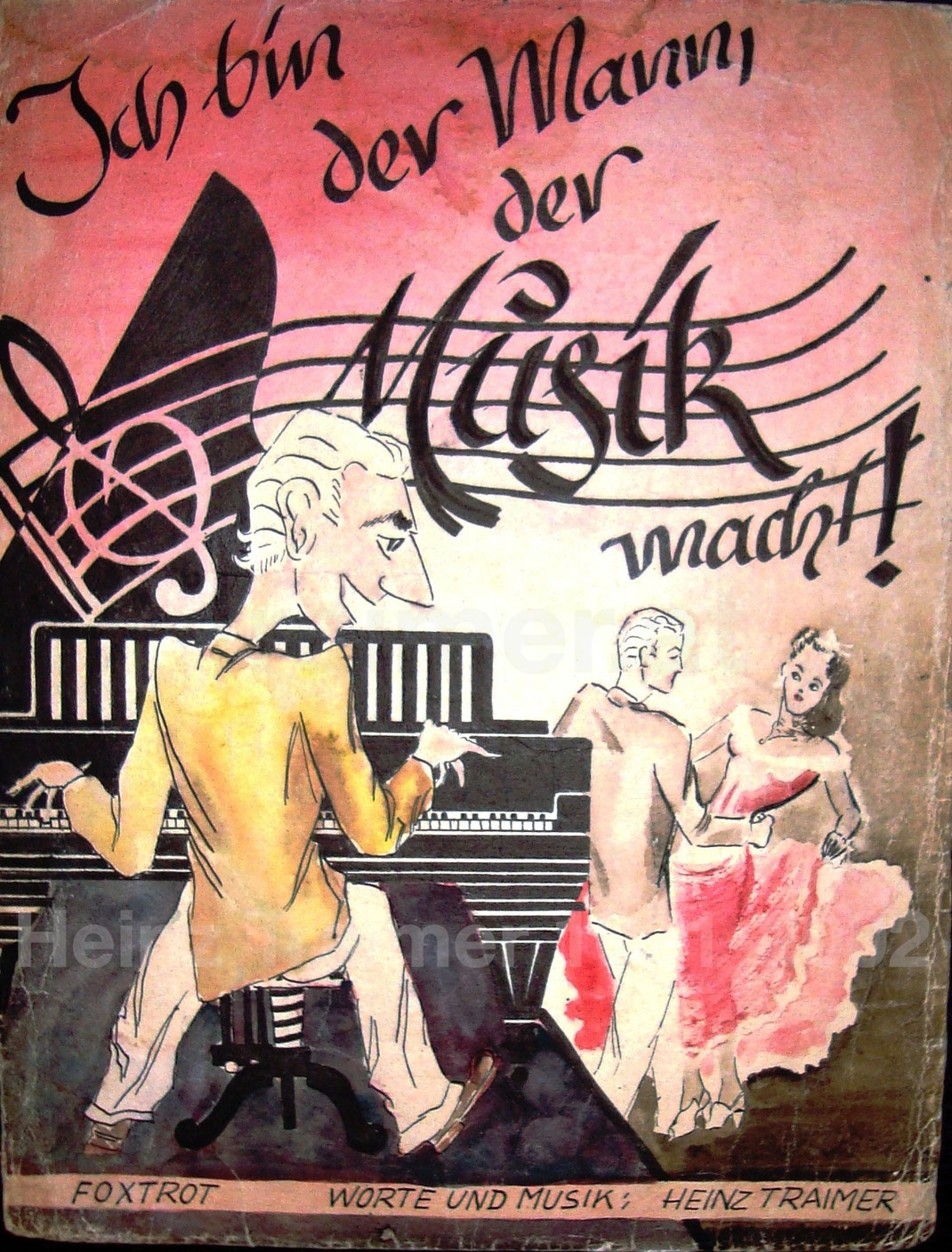 Musik-Notenmappe 1948.