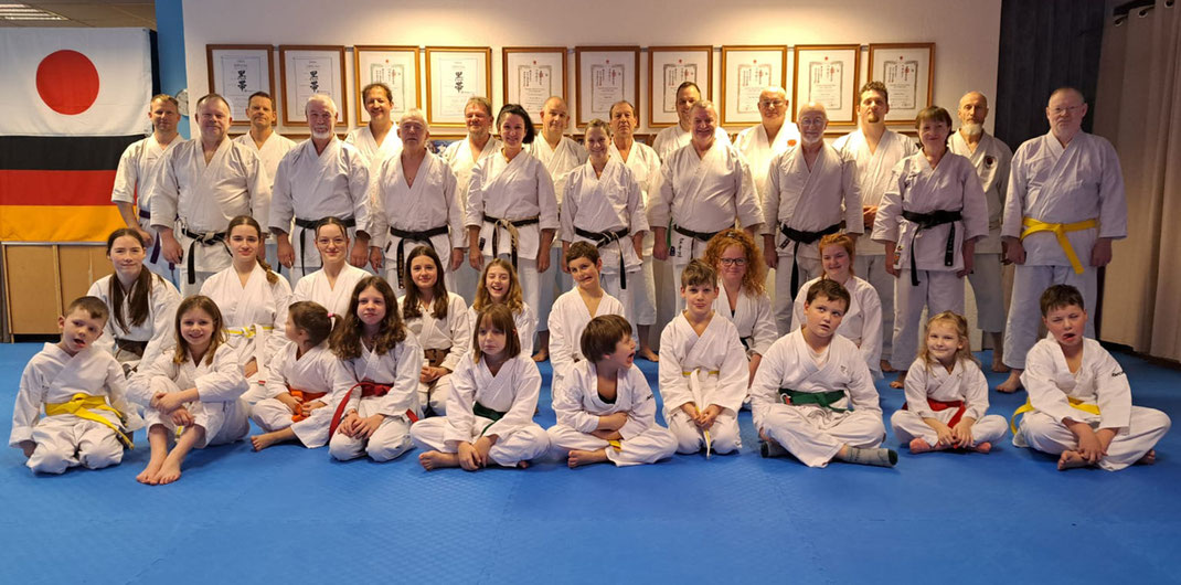 Neujahrstraining, Karate