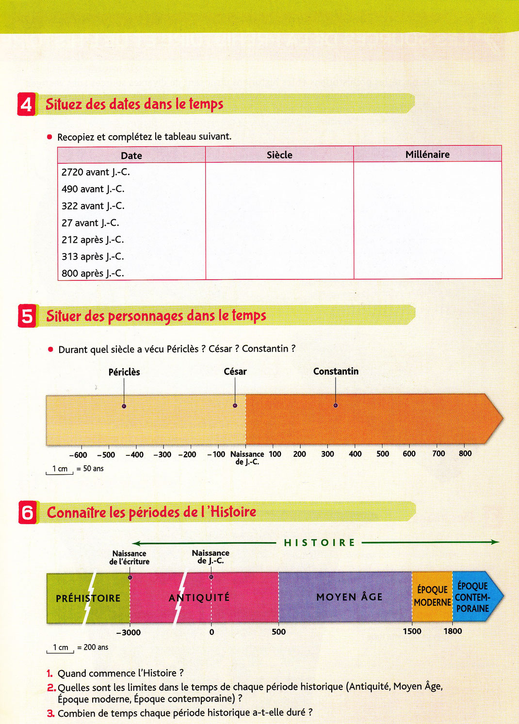 Combien De Temps Dure Le Moyen Age Fiche 9. Maîtriser les repères temporels - Site de alexandrepau1 !