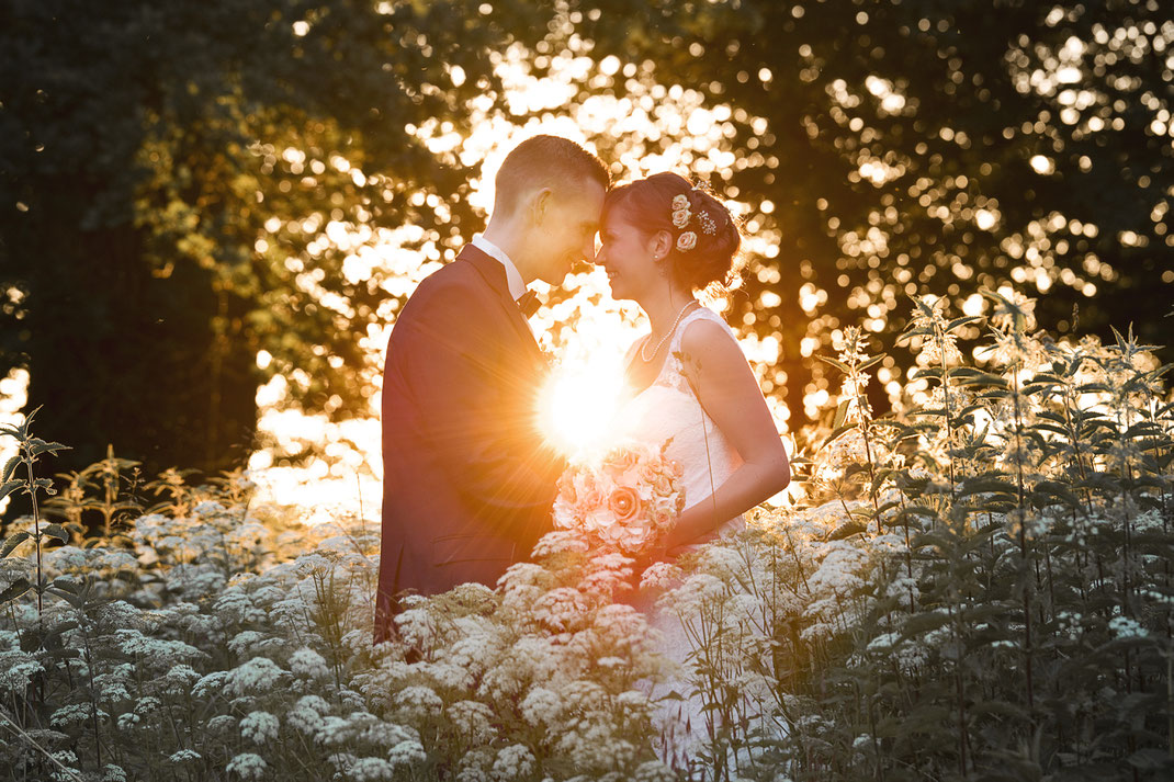 Hochzeitsfotograf Berlin Brandenburg Vintage Boho Wedding Schloss Heinrichshorst Winter Blumenkranz