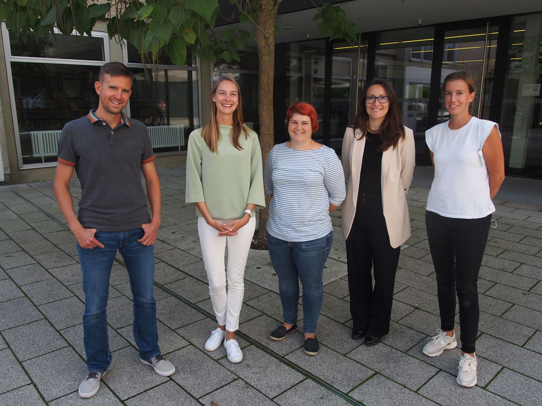 Team Deutsch/Berufssprache Deutsch: Michael Haas, Jennifer Stoy-Eppinger (Elternzeit), Tatjana Wagner-Holl, Manuela Eberle-Renz (Elternzeit), Kerstin Nan