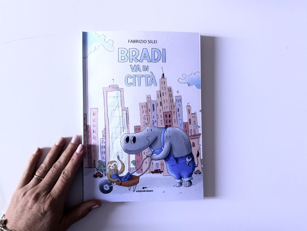 Copertina del libro Bradi va in città di Fabrizio Silei, edizioni Corsare