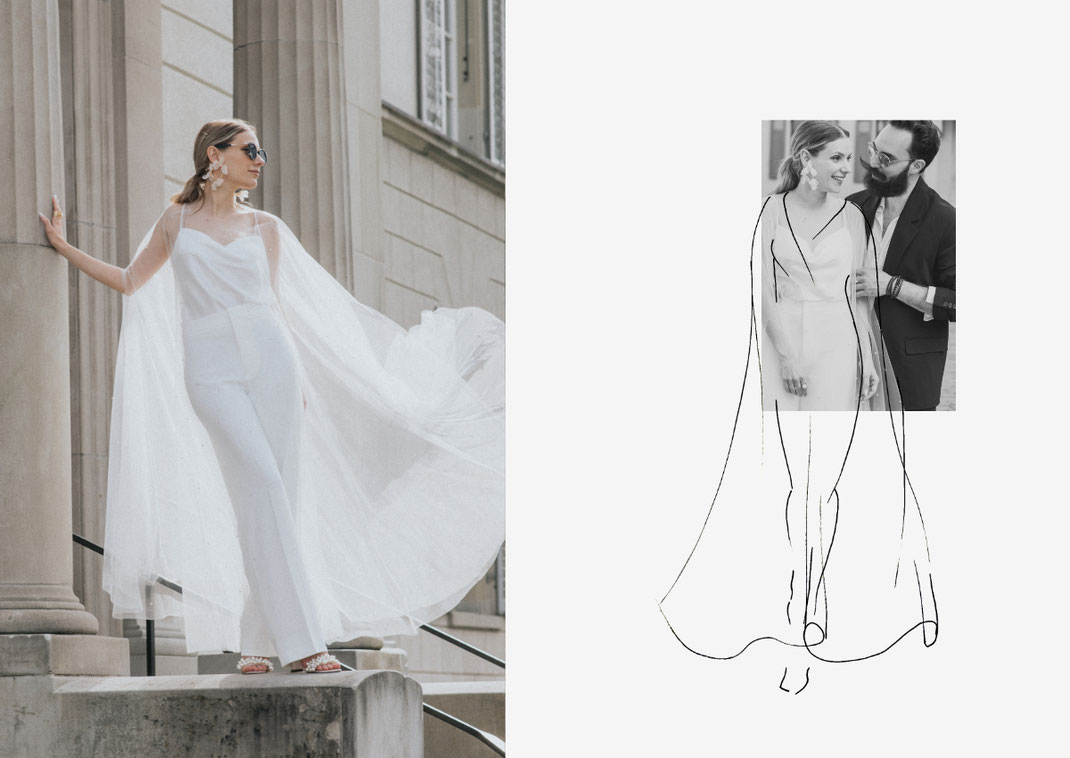 Hochzeitskleid, Massanfertigung und Brautkleid vonmirzudir die Nummer 1 in der Ostschweiz