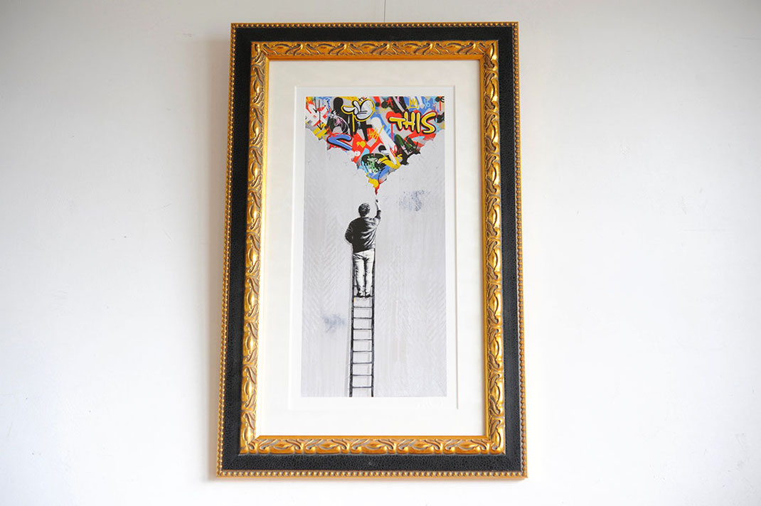 Martin Whatson(マーティン・ワトソン)のTHE CRACKを額装しま Martin Whatson(マーティン・ワトソン)のTHE CRACKを額装しま