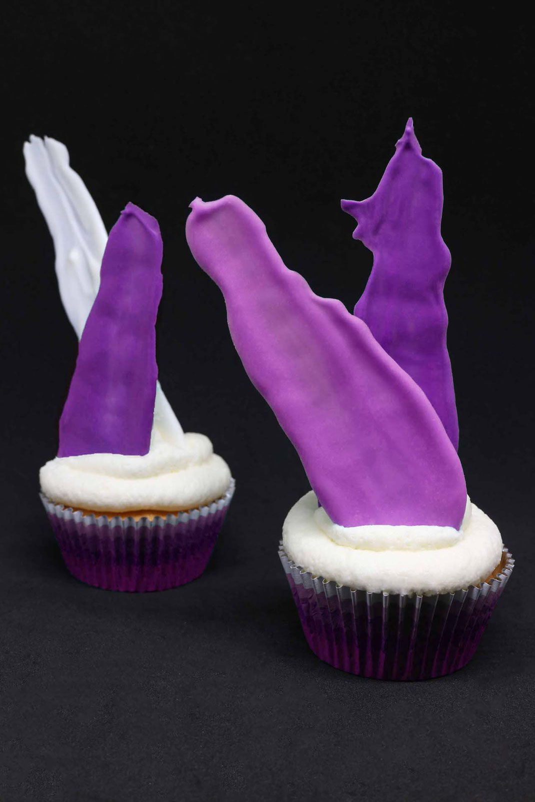 brushstroke cupcakes