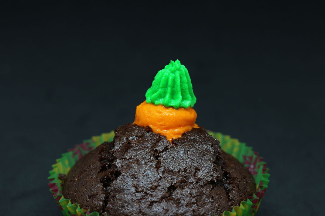 carrot cupcakes - last minute Easter treat