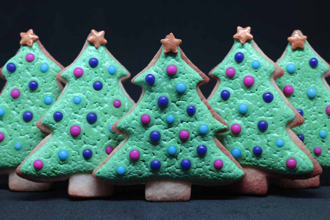 christmas tree cookies