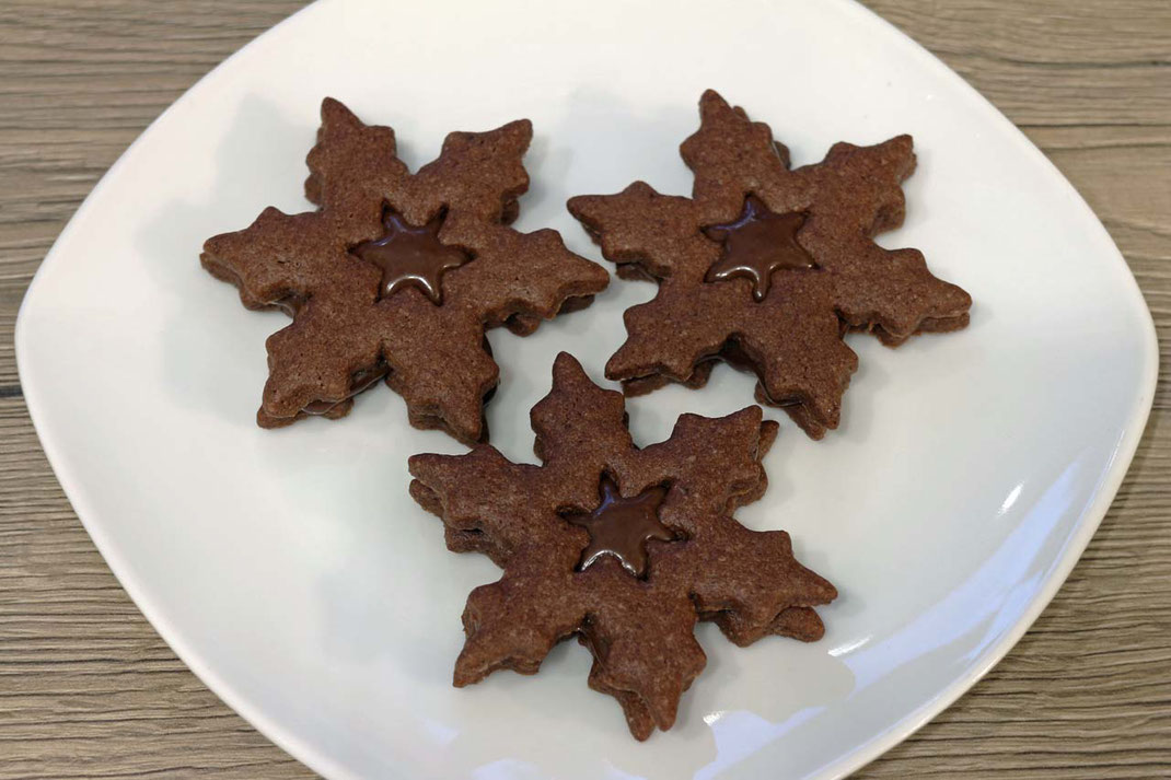 chocolate star cookies