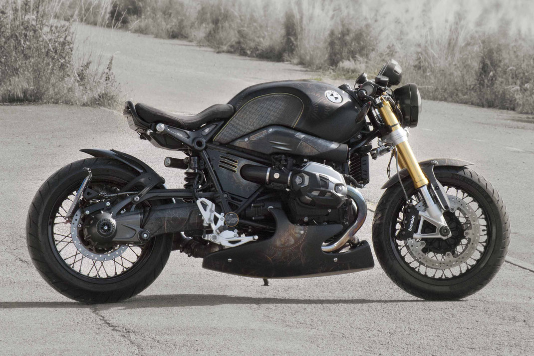 BMW Rninet R9t Scrambler Motorrad Design, Artwork, Motorradfolie, Dekorsatz und Spezialist für Motorradfolierung