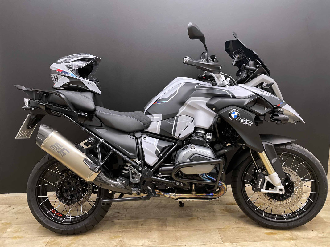 Kein Airbrush, kein Dekorsatz: individuelles Design gezeichnet und gedruckt auf Folie, Spezialist für Motorradfolierung insbesondere BMW GS GS1200 R1200GS R1300GS GS1300 R1250GS Adventure