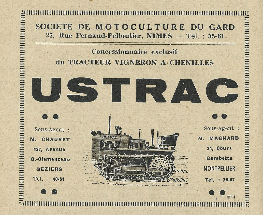 Publicité de 1950