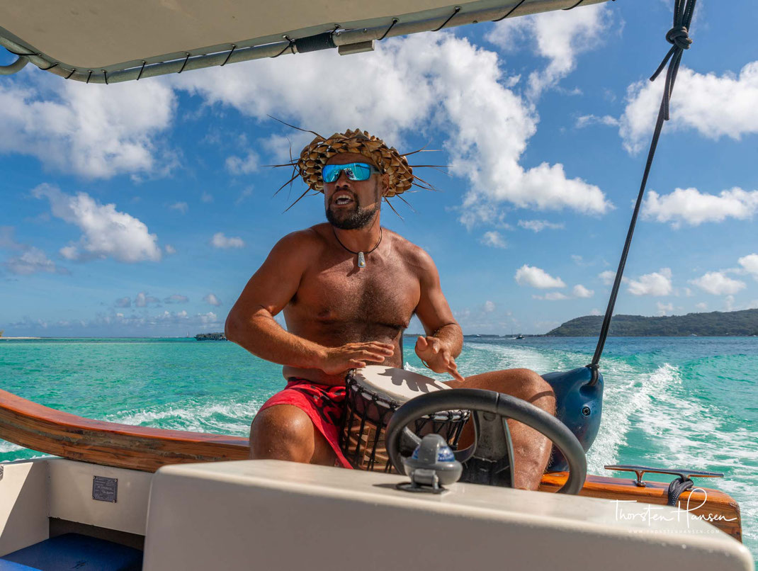 Mit dem Reiseleiter Thorsten Hansen auf Bora Bora - Pure Schönheit erleben auf einer Bootsfahrt in der Lagune von Bora Bora - Spaziergang durch Vaitape - Barbecue auf einem Motu - einer Privatinsel