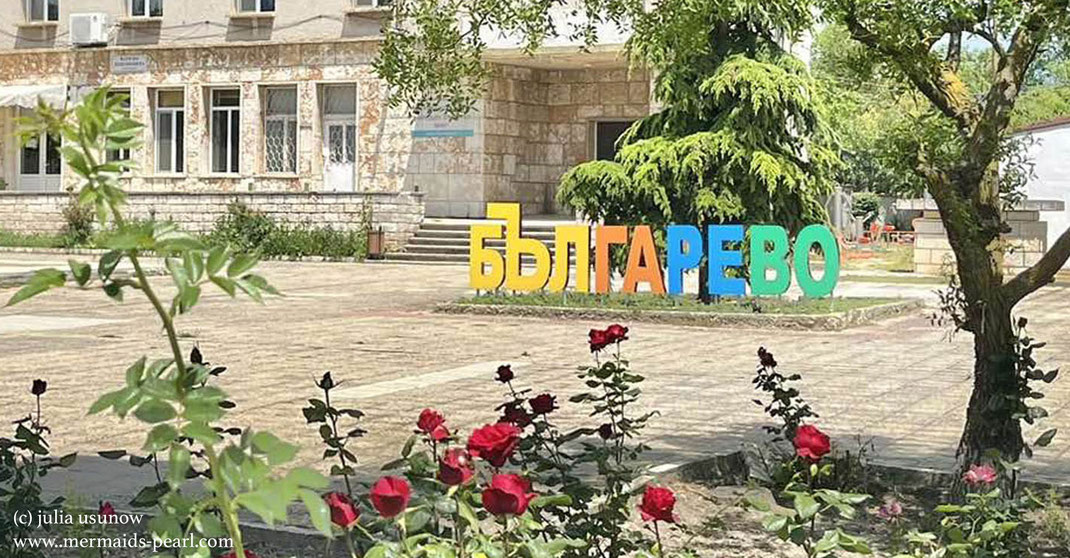 Центъра на село Българево