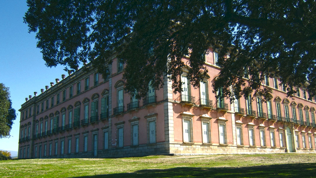 Fachada Palacio Real de Riofrío en Segovia