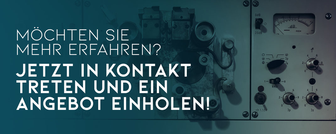 Seeger Unternehmensbewertung Maschinenbewertung Call-to-Action Kontakt