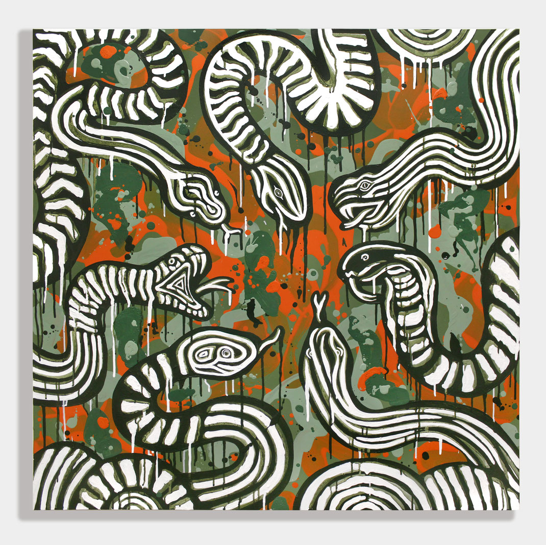 Acrilico su tela (acrylic on canvas) 100x100cm -2021-