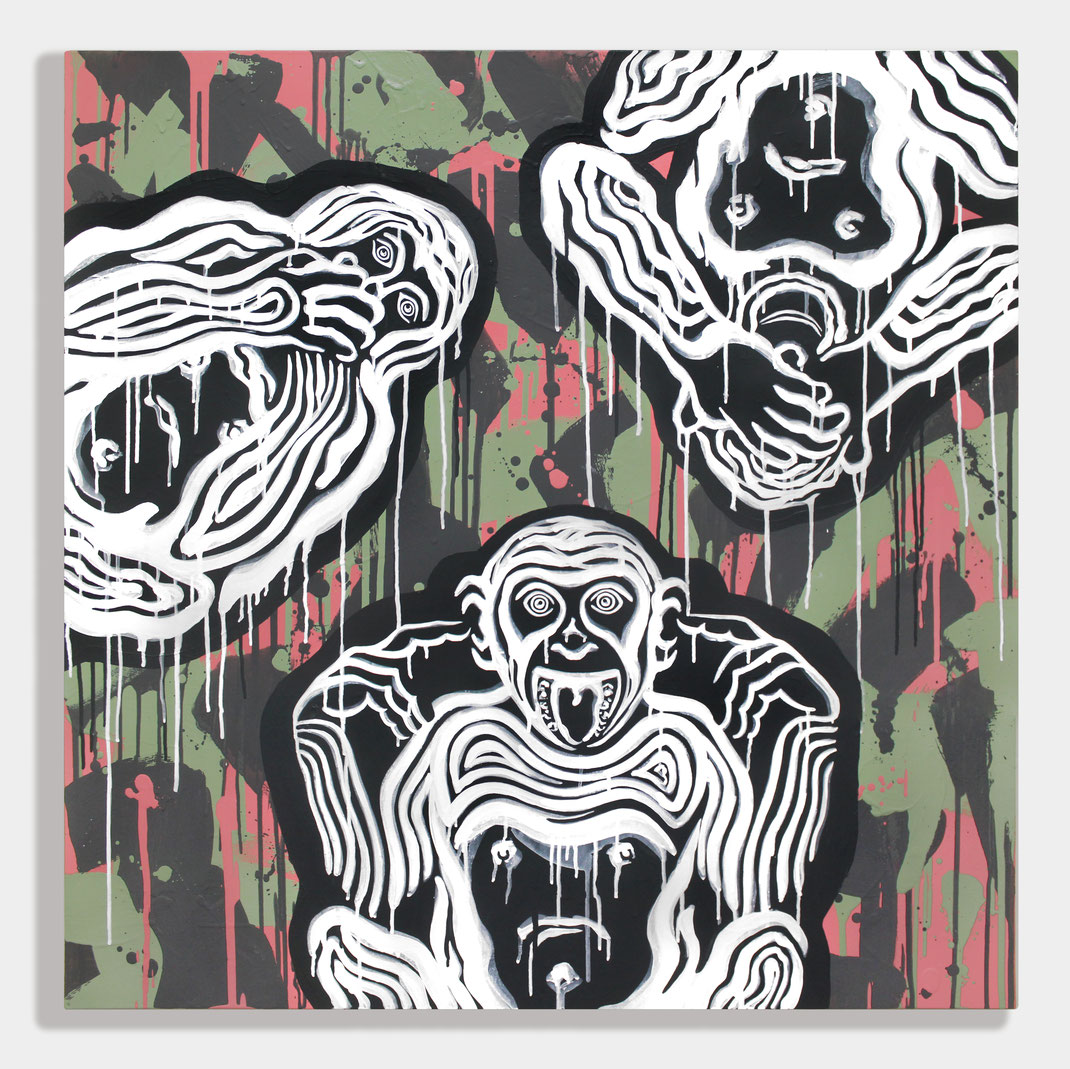 Acrilico su tela (acrylic on canvas) 100x100cm -2022-