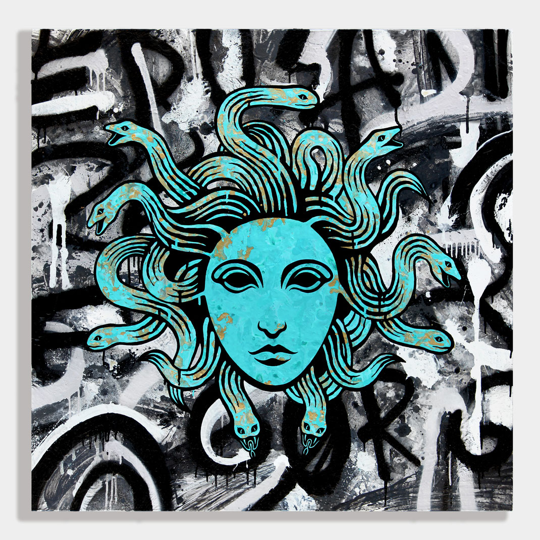 Tecnica mista su tela (mixed media on canvas) 100x100cm