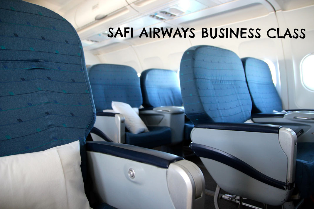 Safi airways business class cabin a319