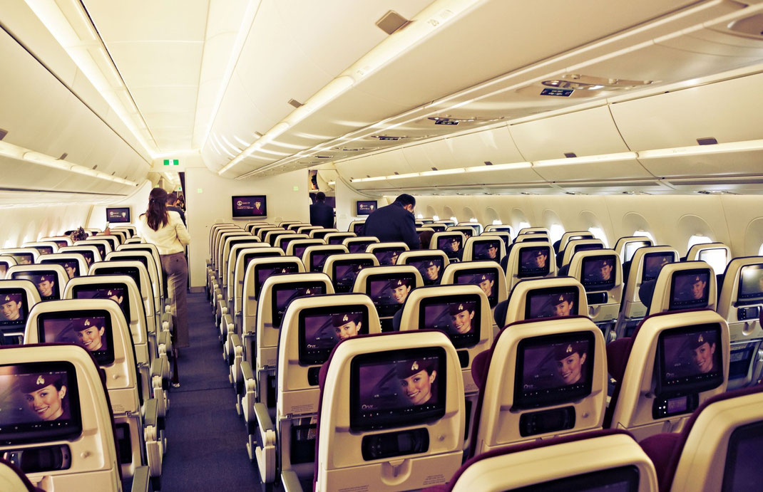 Review Qatar Airways Airbus A350 Business And Economy Class Gotravelyourway The Airline Blog