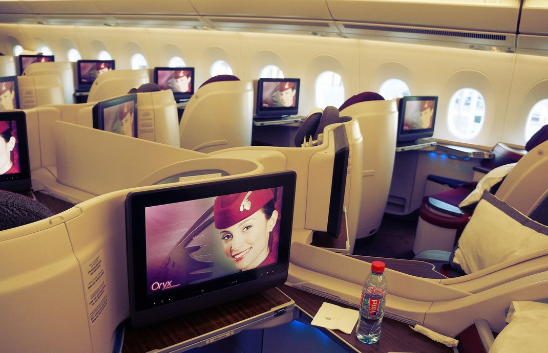 Review: Qatar Airways Airbus A350 - Business and Economy ...