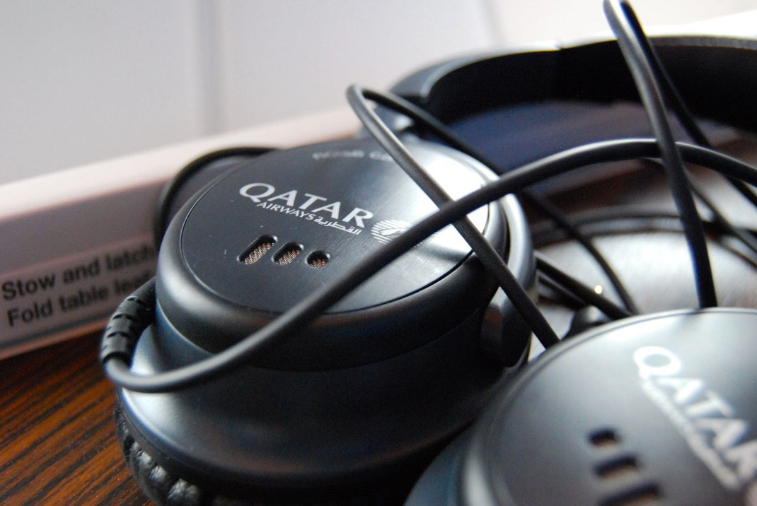 Qatar Airways A350XWB Headphones