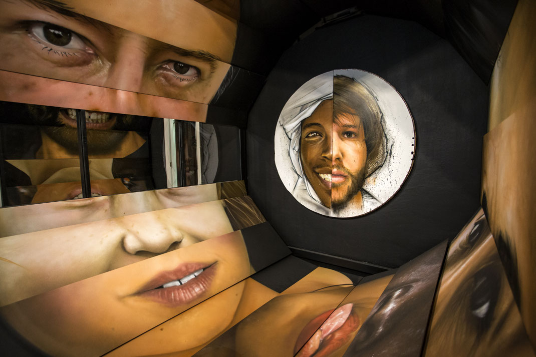 Julie Bruhier photo installation jean rooble graffiti street art transfert exposition tran5fert bordeaux 2015