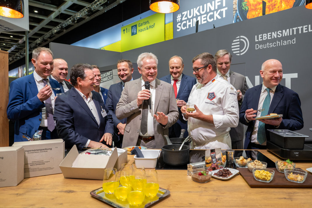 eröffnung der internationalen grünen woche 2026, c. minhoff, a. rainer, k. wegner