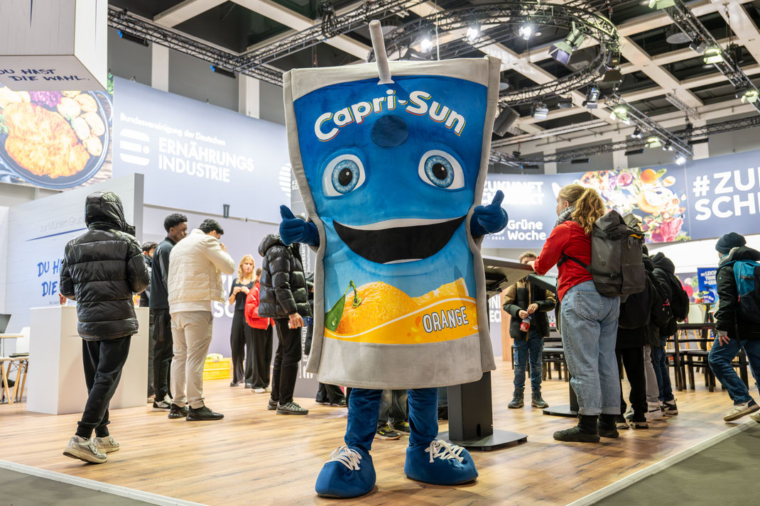igw 2026, capri-sun am stand der bve und des lebensmittelverbands
