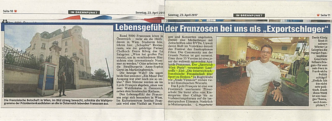 Kronen Zeitung, 23.4.2017