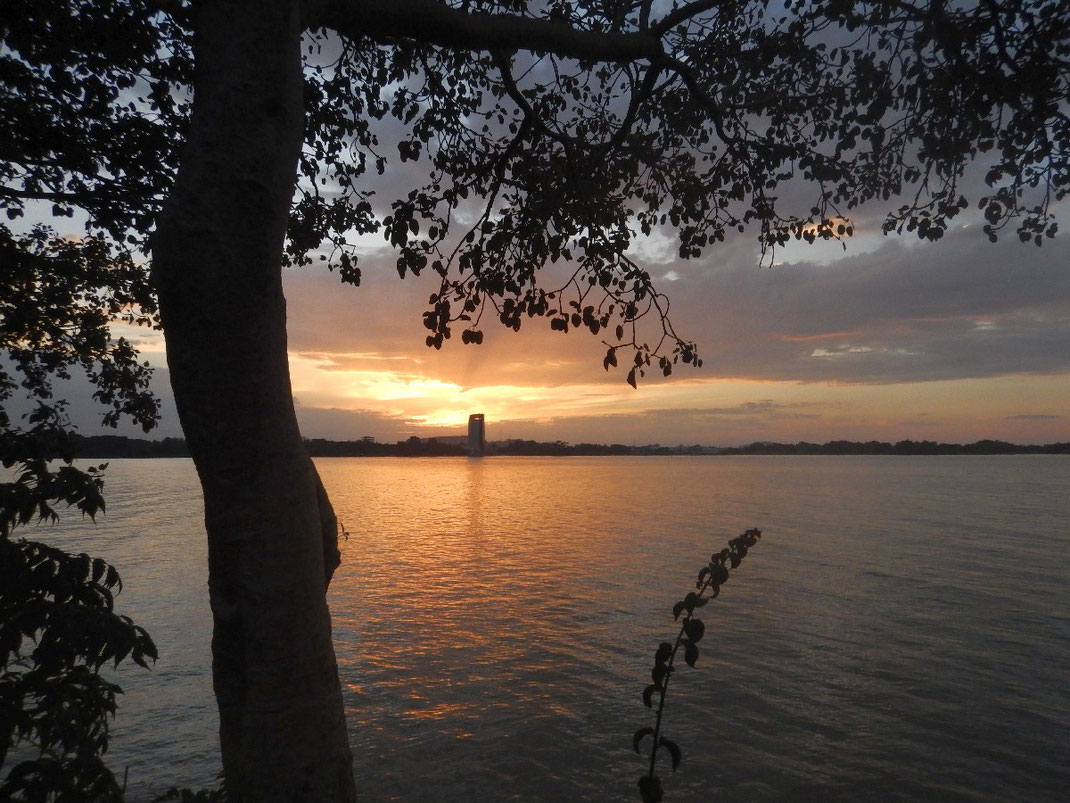 Sunset on Lac Tana Ethiopia 