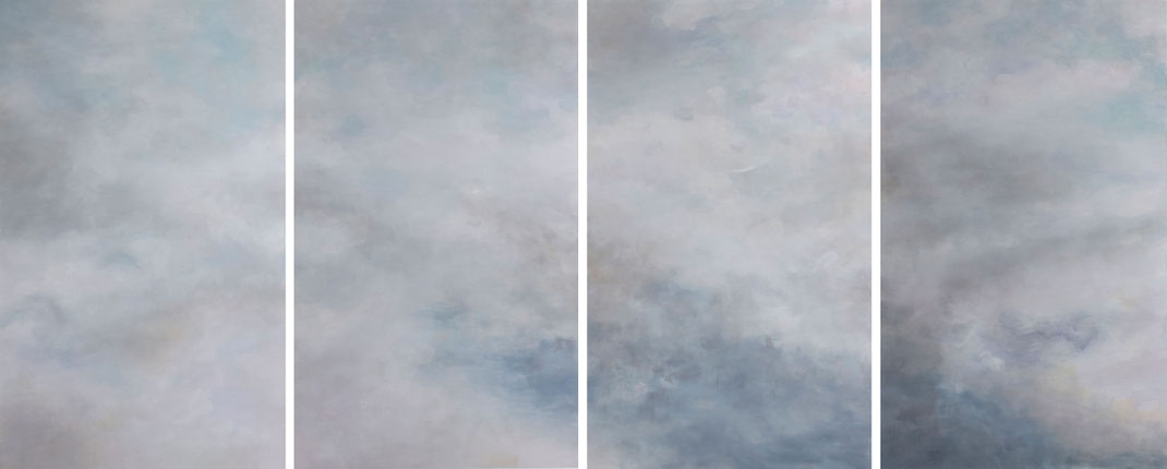 INFINIT 4-part painting each 180x110cm  oil on canvas, 2021 