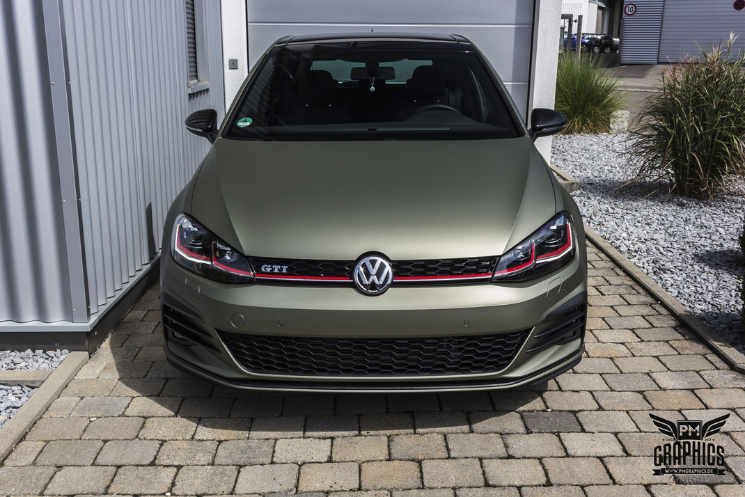 VW GOLF 7 GTI - MIDNIGHT SAND MATT METALLIC - PREMIUM WRAPPING