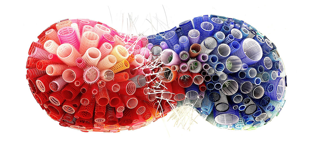 RAINBOW CELLS (PEANUT), 2023, 89 x 38 x 48 cm